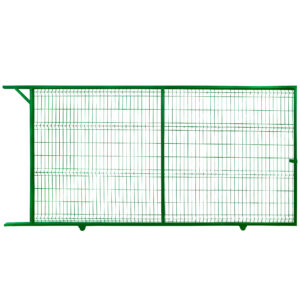 Puerta Corredera - Malla Plegada - Verde